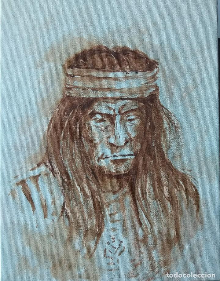 Arte: Apache.&Oacute;leo sobre lienzo - Foto 1