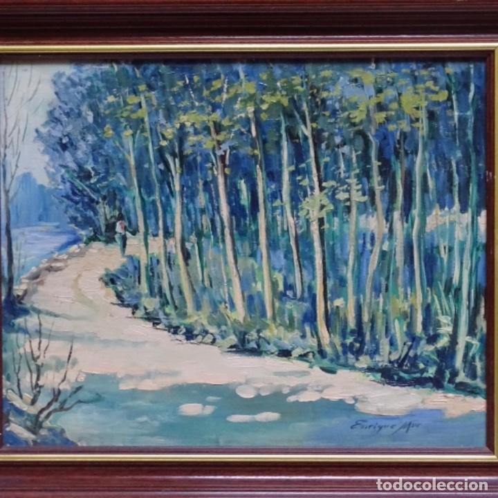 Arte: &Oacute;leo sobre tela firmado Enrique mur.pineda.