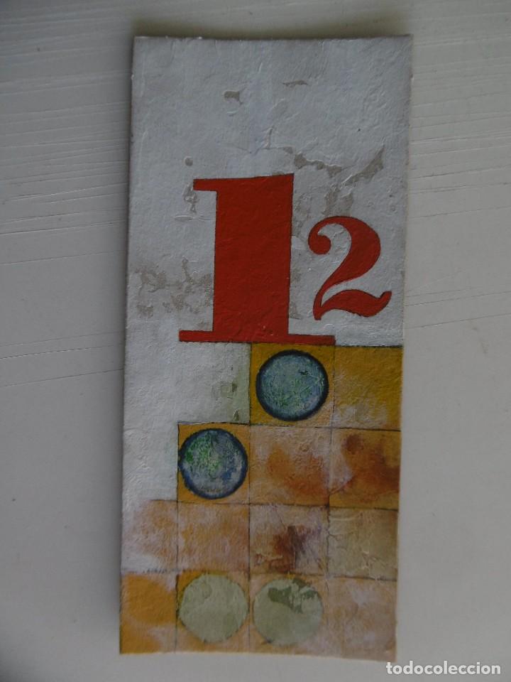 Arte: Numeros. Acrilico sobre carton. - Foto 1