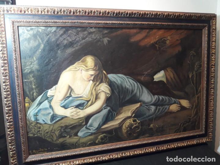 Arte: Oleo sobre lienzo religioso - Foto 1