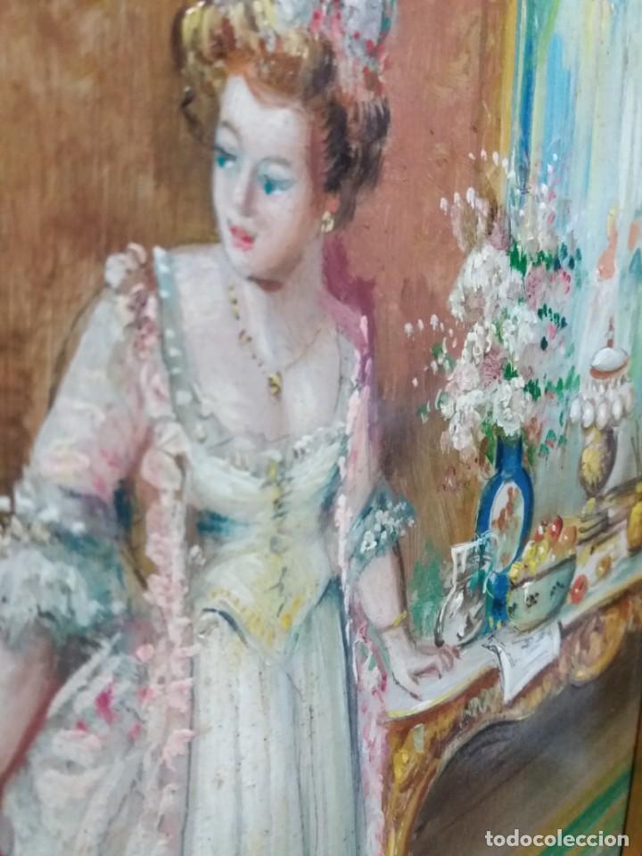 Arte: CUADRO OLEO SOBRE CHAPA - Foto 3