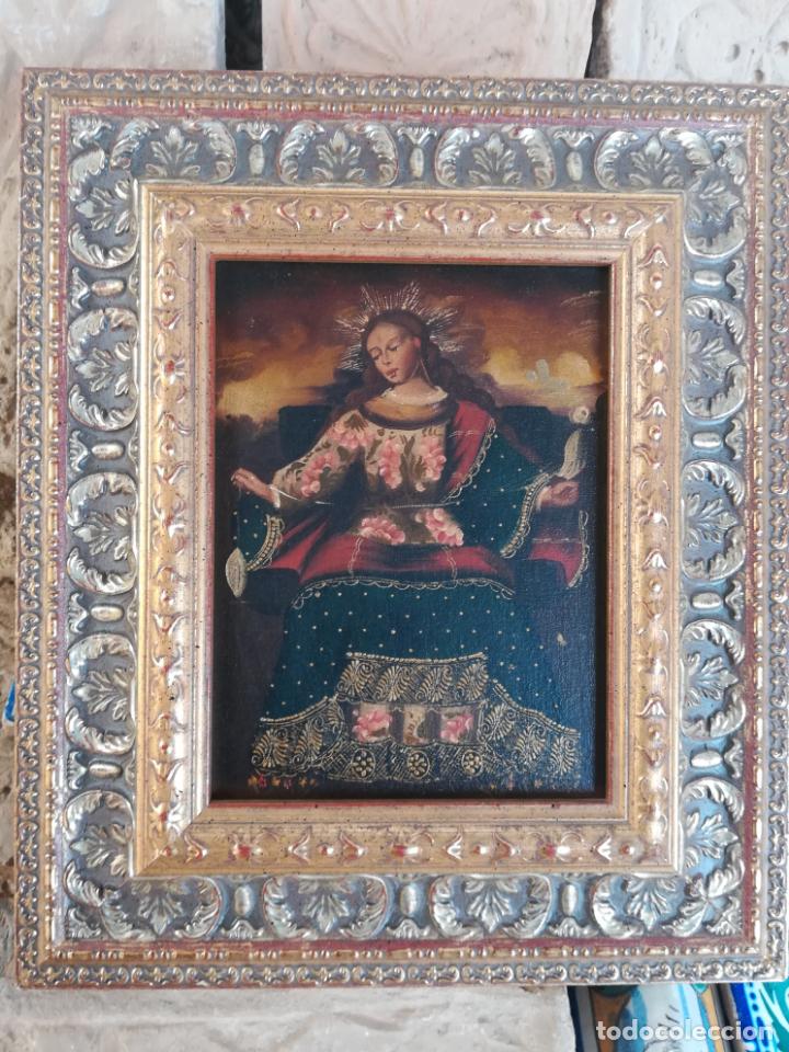 Arte: Pintura con marco la hilandera - Foto 2