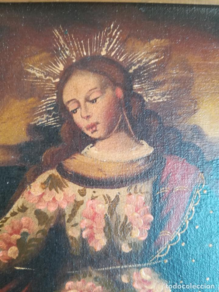 Arte: Pintura con marco la hilandera - Foto 4
