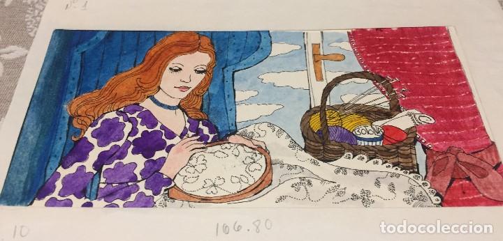 Arte: Boada, Pedro, ilustraci&oacute;n original 1972 - Foto 2