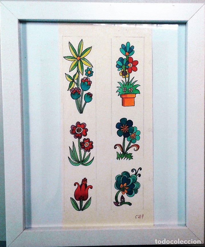 Arte: Boada, Pedro, ilustraci&oacute;n original 1972 - Foto 1