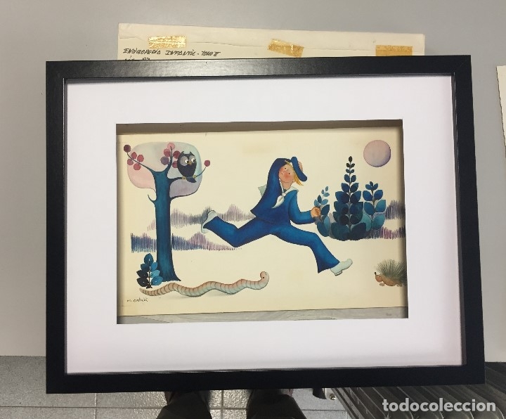 Arte: Mireia Catal&aacute;, obra original, 40x30 cms - Foto 1
