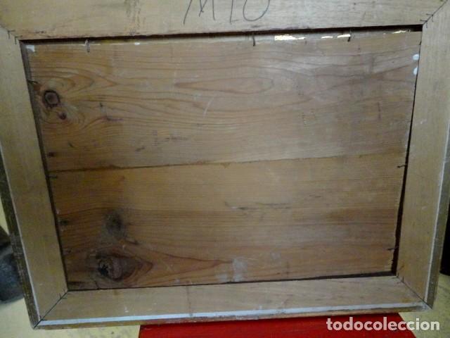 Arte: Cuadro antiguo bodegon manzanas y barril - Foto 3