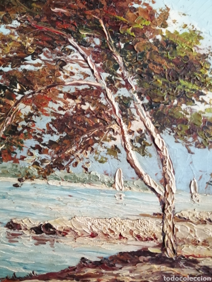 Arte: &Oacute;leo sobre tablex. - Foto 1