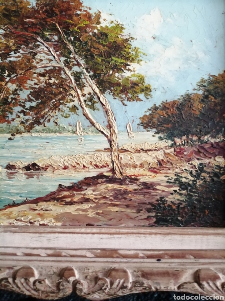 Arte: &Oacute;leo sobre tablex. - Foto 3