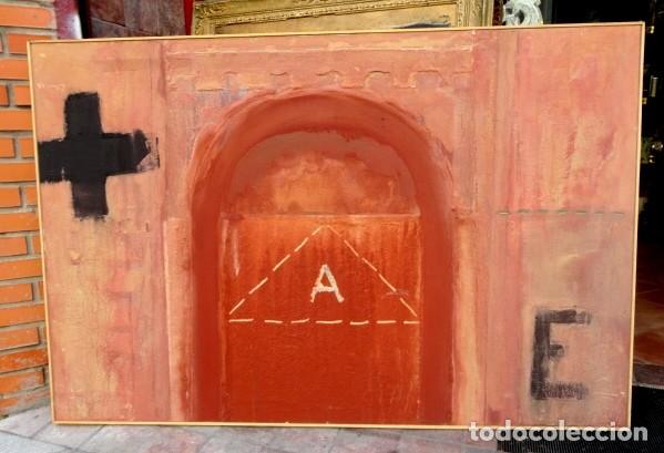 Arte: Cuadro abstracto de seguidor de Antoni Tapies