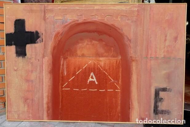 Arte: Cuadro abstracto de seguidor de Antoni Tapies - Foto 2