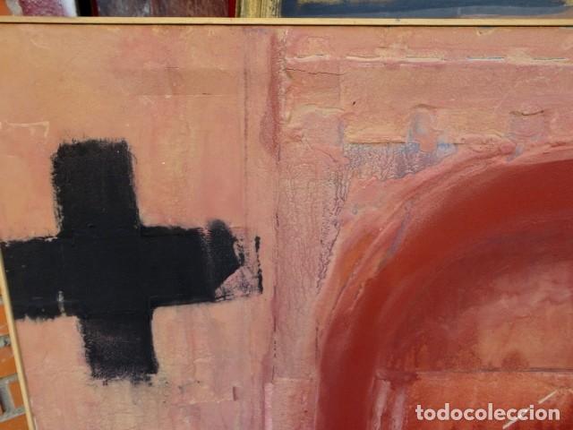 Arte: Cuadro abstracto de seguidor de Antoni Tapies - Foto 3