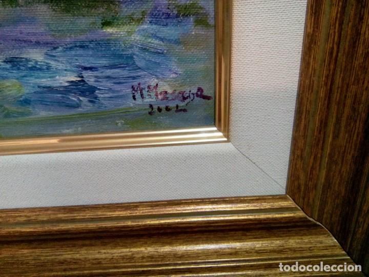 Arte: &Oacute;leo sobre tablex, firmado. - Foto 3
