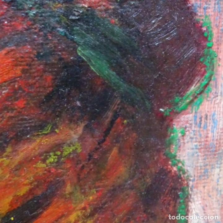 Arte: &Oacute;leo sobre tablex anonimo. - Foto 4