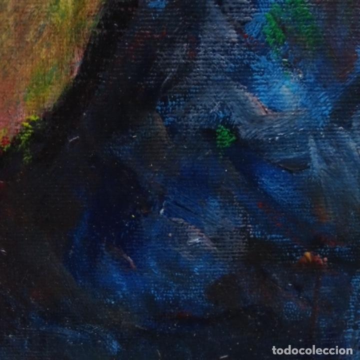 Arte: &Oacute;leo sobre tablex anonimo. - Foto 7