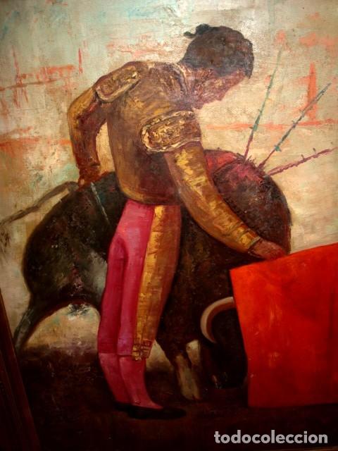 Arte: Cuadro   Torero toreando - Foto 2