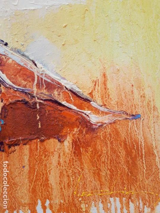 Arte: cuadro al oleo sobre lienzo ,,Figure,, - Foto 6