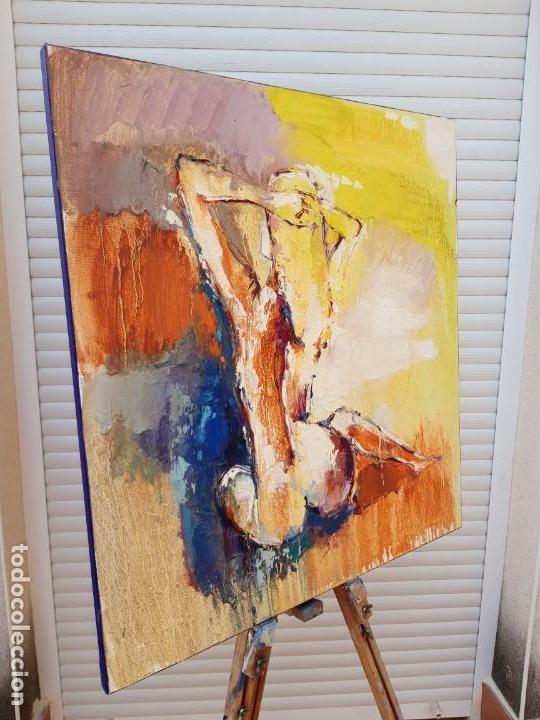 Arte: cuadro al oleo sobre lienzo ,,Figure,, - Foto 4