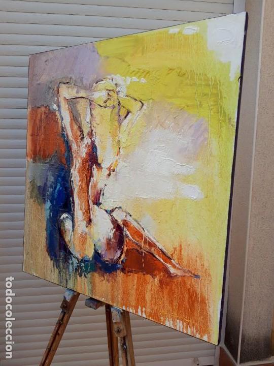 Arte: cuadro al oleo sobre lienzo ,,Figure,, - Foto 5