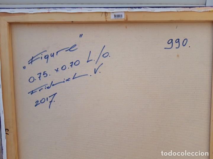 Arte: cuadro al oleo sobre lienzo ,,Figure,, - Foto 8