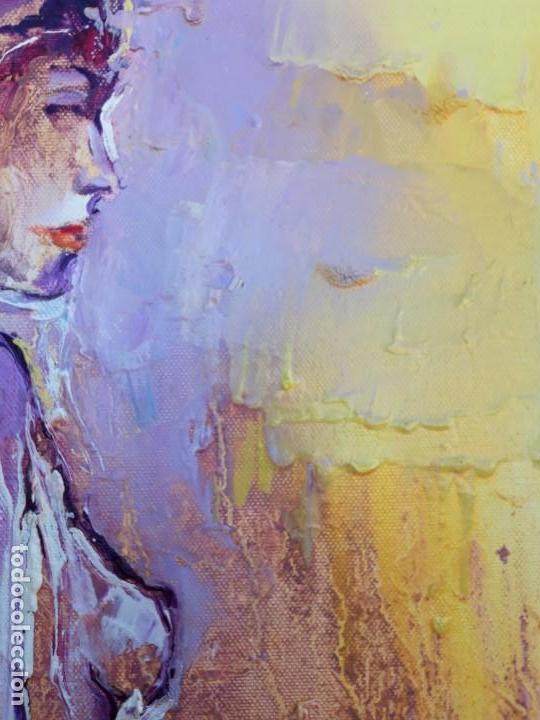 Arte: cuadro al oleo sobre lienzo ,,Figure,, - Foto 3