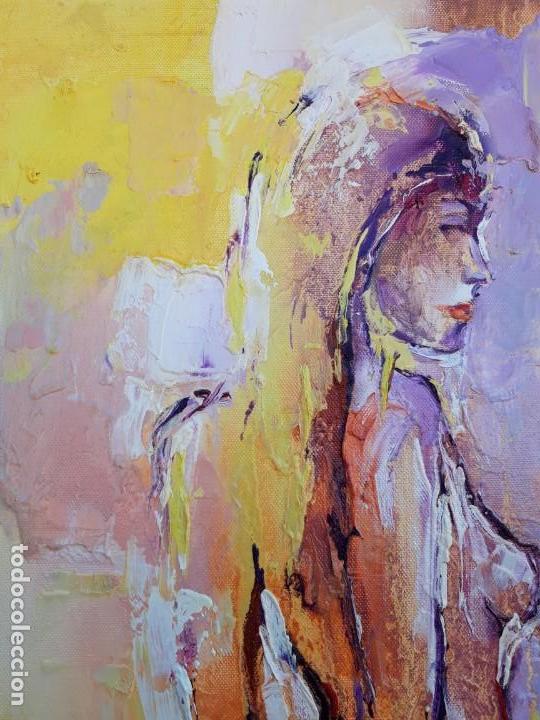 Arte: cuadro al oleo sobre lienzo ,,Figure,, - Foto 5