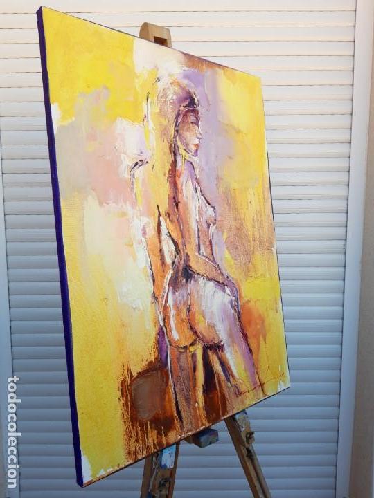 Arte: cuadro al oleo sobre lienzo ,,Figure,, - Foto 6