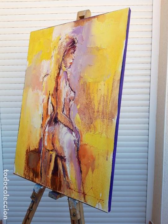 Arte: cuadro al oleo sobre lienzo ,,Figure,, - Foto 7