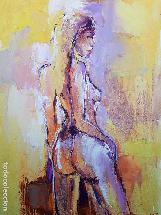Arte: cuadro al oleo sobre lienzo ,,Figure,, - Foto 1