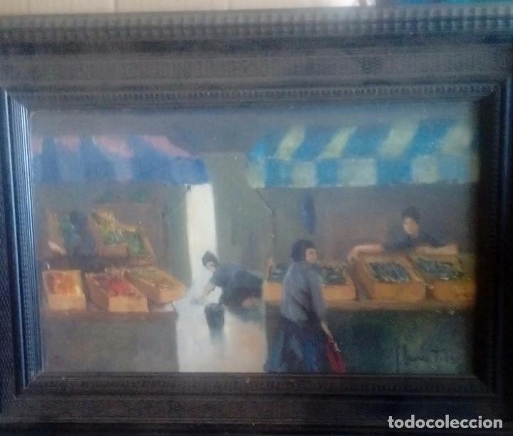 Arte: Jose Garcia Torres (Valencia 1934) Mujeres en el mercado