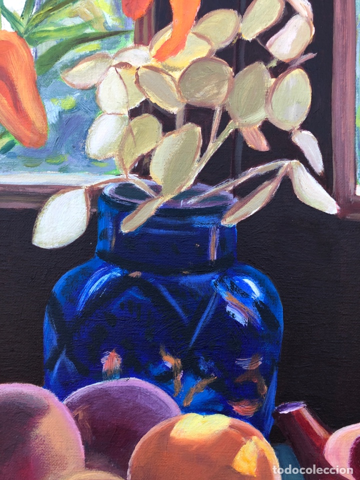 Arte: GRAN BODEGON FLORES Y FRUTAS. - Foto 7
