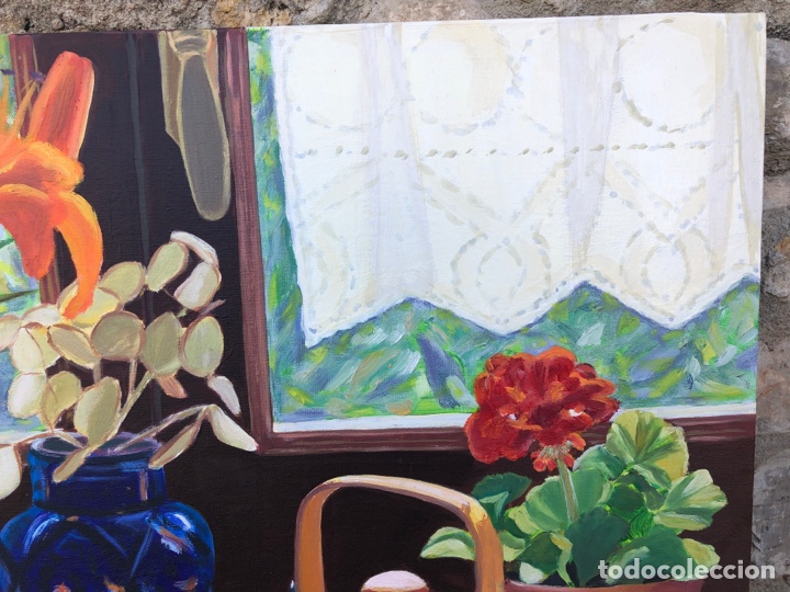 Arte: GRAN BODEGON FLORES Y FRUTAS. - Foto 8