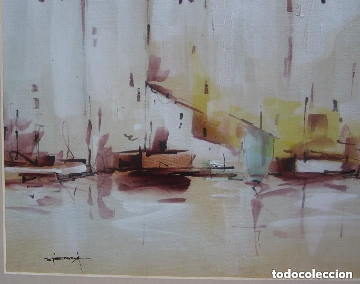 Arte: oleo marino sobre cat&oacute;n sin marco - Foto 4