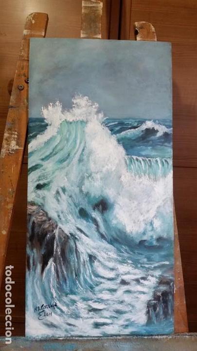 Arte: marina &oacute;leo sobre tabla - Foto 2