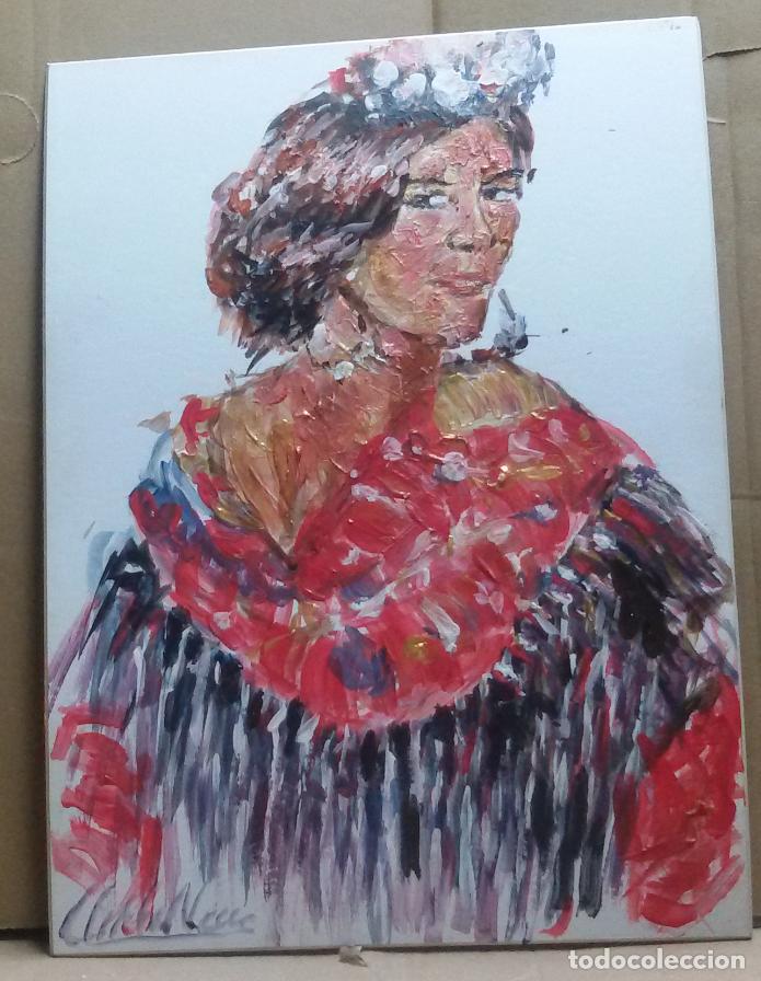 Arte: Mujer sevillana original - Foto 2