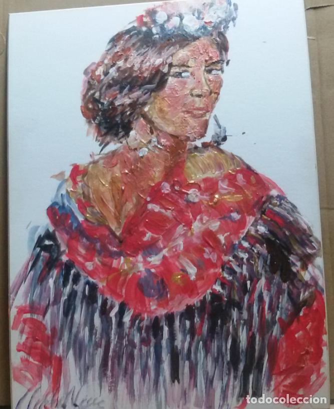 Arte: Mujer sevillana original - Foto 3
