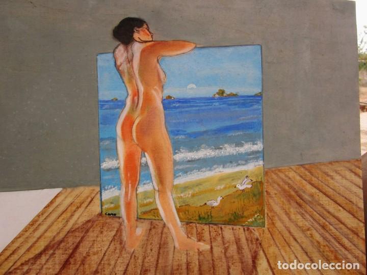 Arte: Cuadro sobre tabla de madera - Foto 2