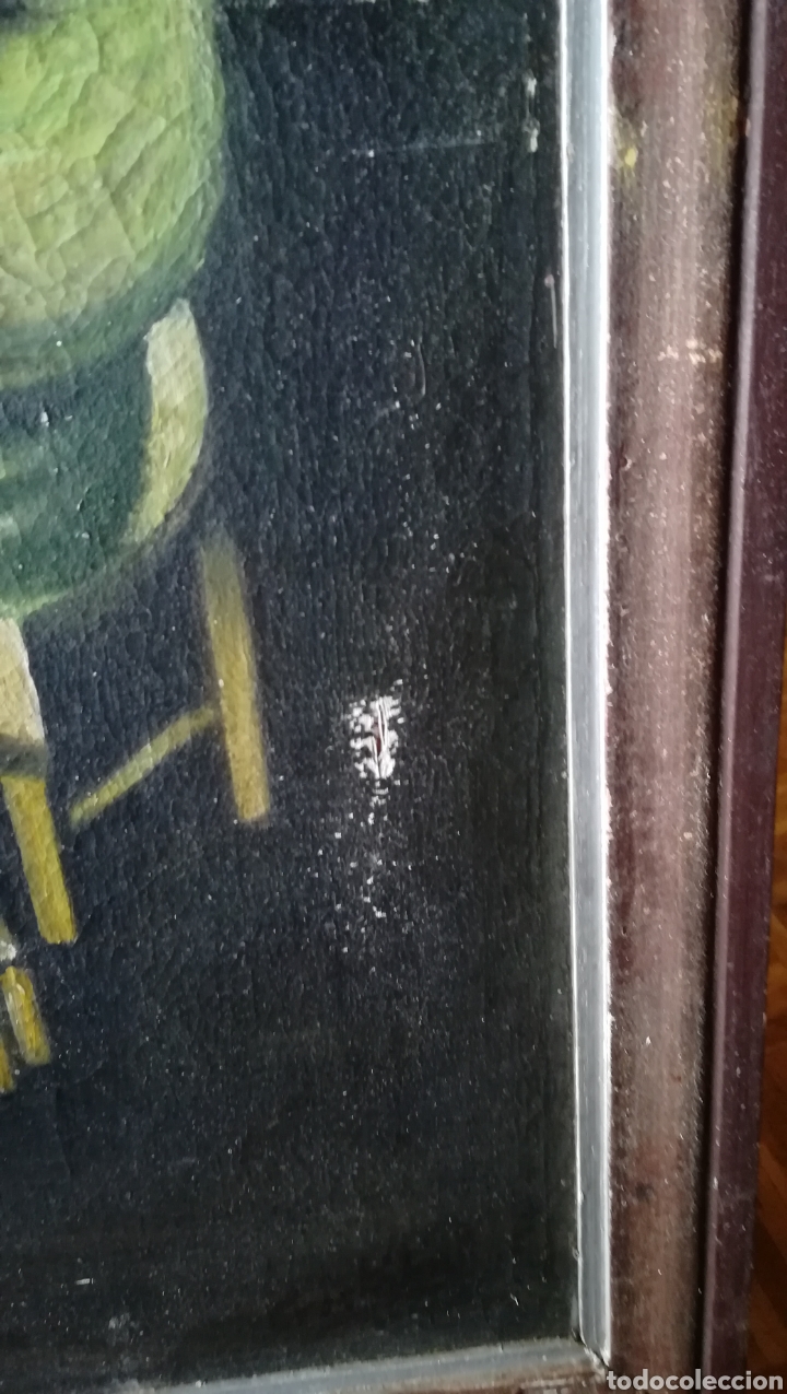Arte: Antiguo &oacute;leo sobre lienzo - Foto 2