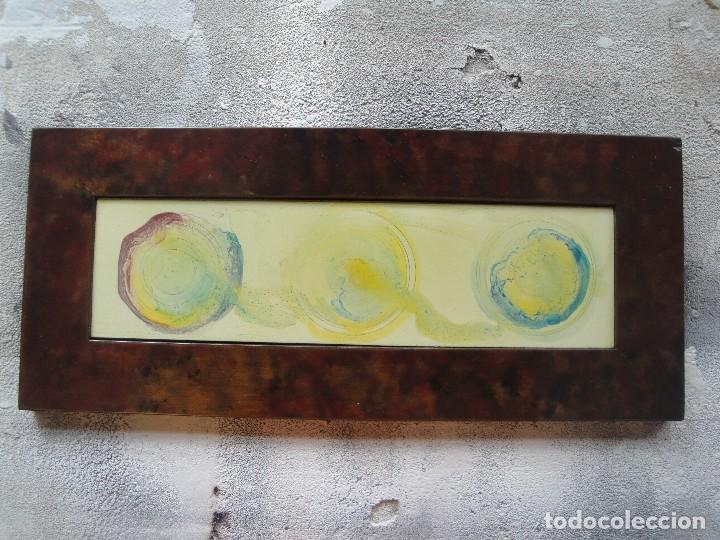 Arte: Circulos. Barnices sobre madera. - Foto 1