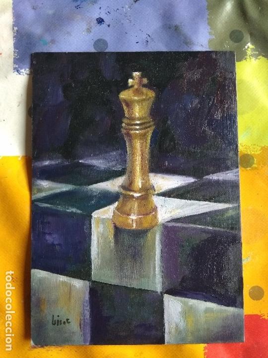 Arte: Pintura al &oacute;leo.Jaque al Rey - Foto 2