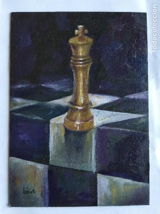 Arte: Pintura al &oacute;leo.Jaque al Rey - Foto 3
