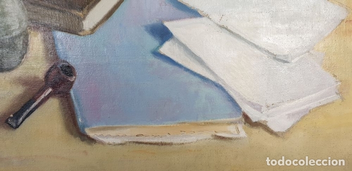 Arte: BODEG&Oacute;N. &Oacute;LEO SOBRE LIENZO. SIN FORMAR. SIGLO XX. - Foto 4