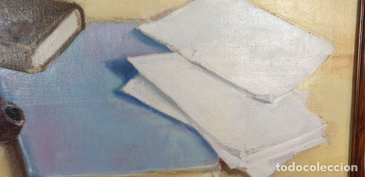 Arte: BODEG&Oacute;N. &Oacute;LEO SOBRE LIENZO. SIN FORMAR. SIGLO XX. - Foto 7
