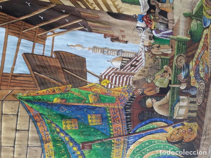 Arte: Papiro pintado Egipcio - Foto 2