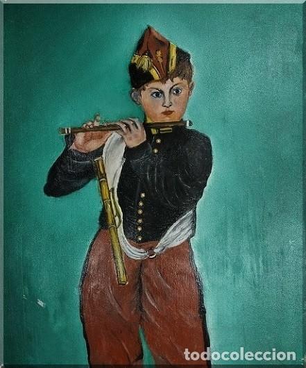 Arte: EL FLAUTISTA, oleo - Foto 1