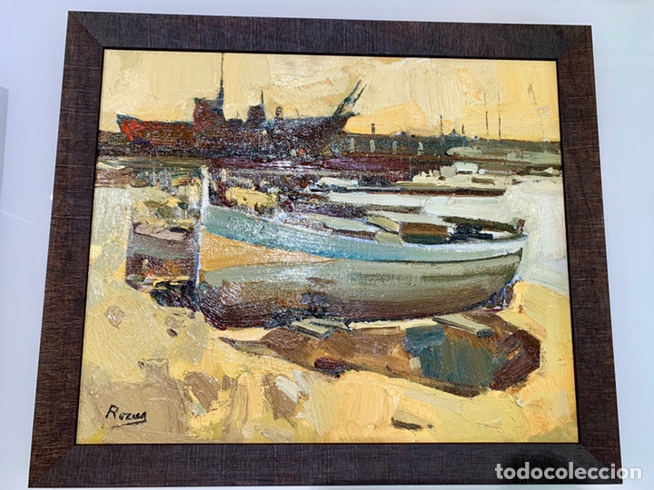 Arte: Juan Rozas (Montblanc 1944) residente en Cerdanyola, 45x37, reci&eacute;n enmarcado