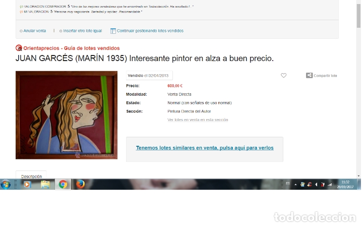 Arte: JUAN GARCES &Oacute;LEO SOBRE TABLA - Foto 3