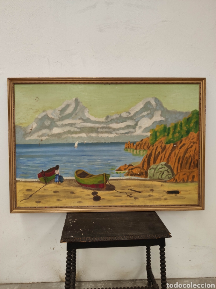 Arte: ANTIGUO CUADRO &Oacute;LEO - Foto 2