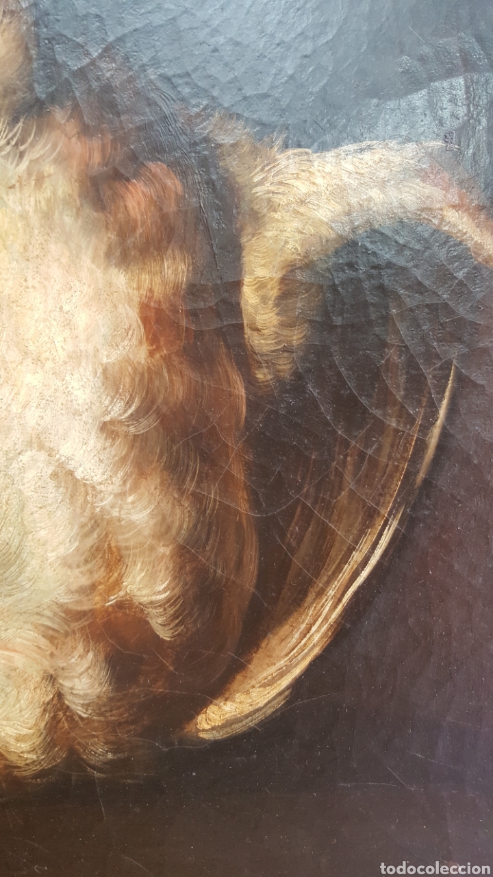 Arte: &Oacute;LEO ANTIGUO SOBRE LIENZO - Foto 4