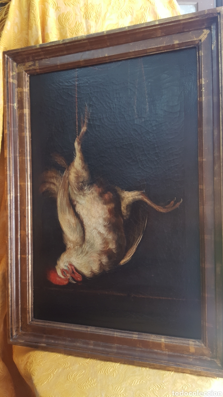 Arte: &Oacute;LEO ANTIGUO SOBRE LIENZO - Foto 11
